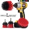 Drill Brush Power Scrubber By Useful Products 5 in W 5 in L Brush, Red R-42OS-2L-QC-DB - alternate 4